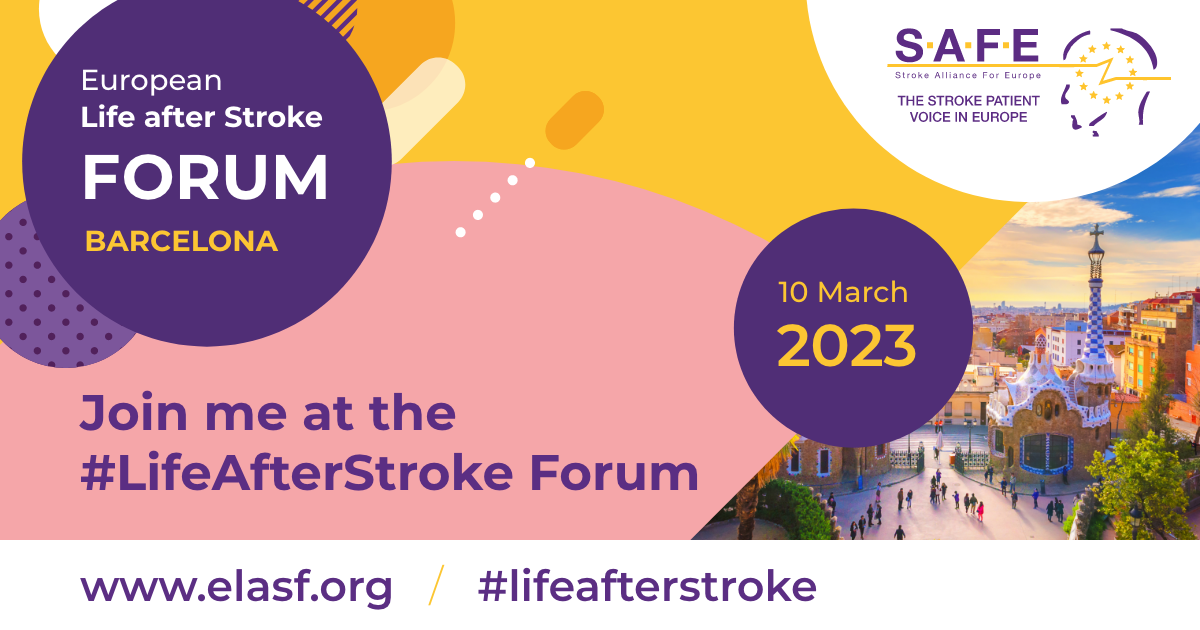 European Life After Stroke Forum 2023, March 10,2023.